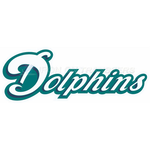 Miami Dolphins Iron-on Stickers (Heat Transfers)NO.576